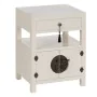 Table de Nuit ORIENTE Blanc Bois MDF 50 x 40 x 66 cm de BigBuy Home, Tables de chevet - Réf : S8804937, Prix : 140,40 €, Remi...