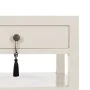 Table de Nuit ORIENTE Blanc Bois MDF 50 x 40 x 66 cm de BigBuy Home, Tables de chevet - Réf : S8804937, Prix : 140,40 €, Remi...