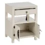 Table de Nuit ORIENTE Blanc Bois MDF 50 x 40 x 66 cm de BigBuy Home, Tables de chevet - Réf : S8804937, Prix : 140,40 €, Remi...