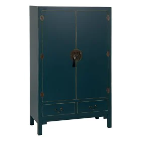 Cupboard ORIENTE Blue 100 x 45 x 160 cm by BigBuy Home, Sideboards - Ref: S8804941, Price: 686,82 €, Discount: %