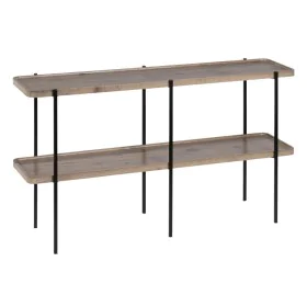 Consola Preto Natural Ferro Madeira MDF 120 x 30 x 70 cm de BigBuy Home, Jogos de móveis - Ref: S8804945, Preço: 156,02 €, De...