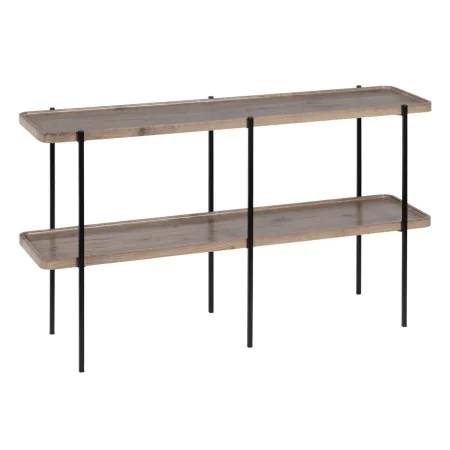 Consola Negro Natural Hierro Madera MDF 120 x 30 x 70 cm de BigBuy Home, Mesas - Ref: S8804945, Precio: 156,02 €, Descuento: %