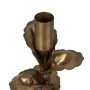 Castiçais Dourado Ferro 11,5 x 11,5 x 40 cm de BigBuy Home, Candelabros e suportes para velas - Ref: S8804951, Preço: 18,83 €...