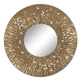 Wall mirror Golden Crystal Iron 76,5 x 7 x 76,5 cm by BigBuy Home, Wall-Mounted Mirrors - Ref: S8804961, Price: 80,48 €, Disc...