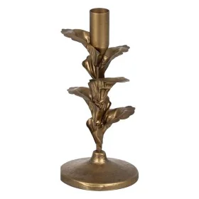 Candleholder Golden Iron 9,5 x 9,5 x 21 cm by BigBuy Home, Candelabras and candle holders - Ref: S8804963, Price: 11,98 €, Di...