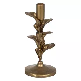 Candleholder Golden Iron 9,5 x 9,5 x 21 cm by BigBuy Home, Candelabras and candle holders - Ref: S8804963, Price: 11,50 €, Di...