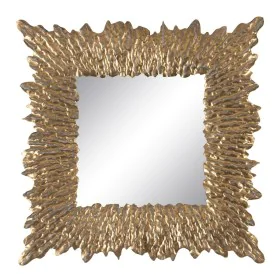 Wall mirror Golden Crystal Iron 74 x 7,5 x 74 cm by BigBuy Home, Wall-Mounted Mirrors - Ref: S8804965, Price: 80,48 €, Discou...