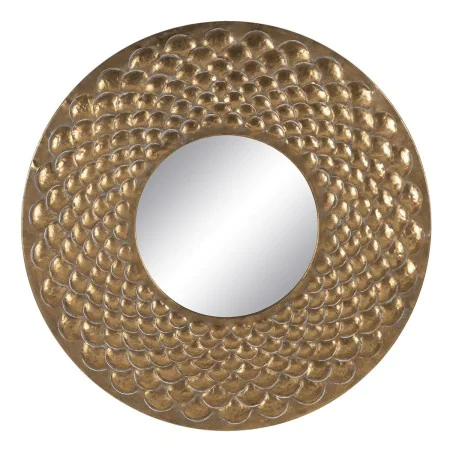 Wall mirror Golden Crystal Iron 100 x 3 x 100 cm by BigBuy Home, Wall-Mounted Mirrors - Ref: S8804967, Price: 132,75 €, Disco...