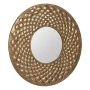 Wall mirror Golden Crystal Iron 100 x 3 x 100 cm by BigBuy Home, Wall-Mounted Mirrors - Ref: S8804967, Price: 132,75 €, Disco...