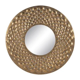 Wall mirror Golden Crystal Iron 81 x 3 x 81 cm by BigBuy Home, Wall-Mounted Mirrors - Ref: S8804968, Price: 92,57 €, Discount: %