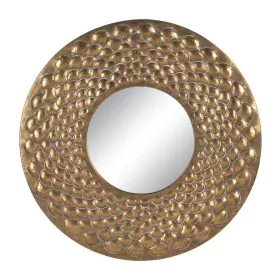 Espelho de parede Dourado Cristal Ferro 81 x 3 x 81 cm de BigBuy Home, Espelhos de parede - Ref: S8804968, Preço: 92,57 €, De...