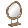 Mirror with Mounting Bracket Golden Crystal 49 x 13 x 62,5 cm by BigBuy Home, Tabletop Mirrors - Ref: S8804969, Price: 45,22 ...