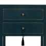 Nightstand ORIENT Blue Fir wood MDF Wood 45 x 30 x 66 cm by BigBuy Home, Bedside Tables - Ref: S8804972, Price: 135,59 €, Dis...