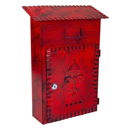 Letterbox Alexandra House Living Red Iron 11 x 37 x 27 cm by Alexandra House Living, Wall-mount Letterboxes - Ref: D1631225, ...