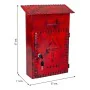 Letterbox Alexandra House Living Red Iron 11 x 37 x 27 cm by Alexandra House Living, Wall-mount Letterboxes - Ref: D1631225, ...