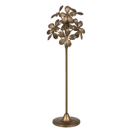 Castiçais Dourado Ferro 15 x 15 x 50 cm de BigBuy Home, Candelabros e suportes para velas - Ref: S8804982, Preço: 21,32 €, De...