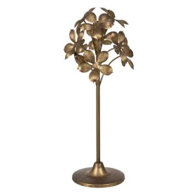 Candleholder Golden Iron 15 x 15 x 40 cm by BigBuy Home, Candelabras and candle holders - Ref: S8804983, Price: 19,65 €, Disc...