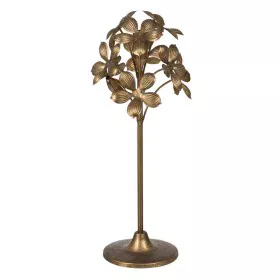 Castiçais Dourado Ferro 15 x 15 x 40 cm de BigBuy Home, Candelabros e suportes para velas - Ref: S8804983, Preço: 19,65 €, De...