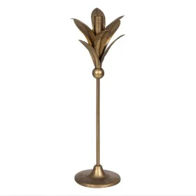 Candleholder Golden Iron 15 x 15 x 43 cm by BigBuy Home, Candelabras and candle holders - Ref: S8804986, Price: 21,25 €, Disc...