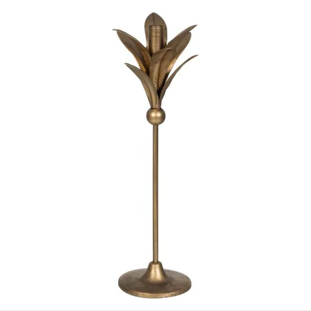 Portavelas Dorado Hierro 15 x 15 x 43 cm de BigBuy Home, Candelabros y portavelas - Ref: S8804986, Precio: 21,25 €, Descuento: %