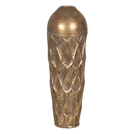 Vase Doré Fer 25 x 25 x 75 cm de BigBuy Home, Vases - Réf : S8805006, Prix : 56,72 €, Remise : %