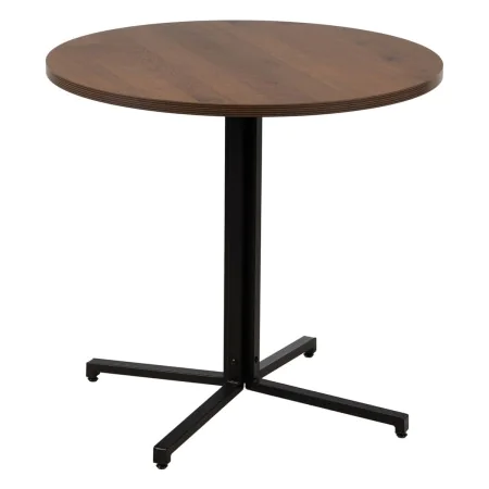 Mesa Preto Natural Madeira MDF 80 x 80 x 75 cm de BigBuy Home, Jogos de móveis - Ref: S8805014, Preço: 108,86 €, Desconto: %