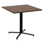 Table Black Natural MDF Wood 80 x 80 x 75 cm by BigBuy Home, Tables - Ref: S8805016, Price: 108,86 €, Discount: %