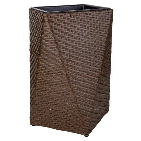 Vaso Alexandra House Living Marrone scuro Ferro Rattan Plastica 31 x 56 x 31 cm di Alexandra House Living, Cachepot - Rif: D1...