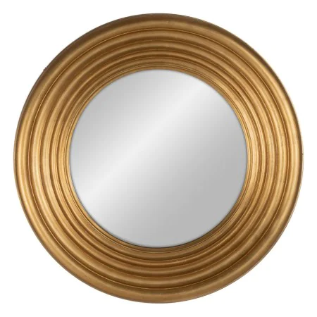 Miroir mural Doré Verre Bois de pin 78 x 78 cm de BigBuy Home, Miroirs muraux - Réf : S8805065, Prix : 211,56 €, Remise : %