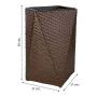 Vaso Alexandra House Living Marrone scuro Ferro Rattan Plastica 31 x 56 x 31 cm di Alexandra House Living, Cachepot - Rif: D1...