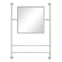 Miroir mural Blanc Verre 52,5 x 12 x 73 cm de BigBuy Home, Miroirs muraux - Réf : S8805070, Prix : 52,70 €, Remise : %