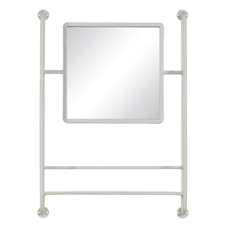 Miroir mural Blanc Verre 52,5 x 12 x 73 cm de BigBuy Home, Miroirs muraux - Réf : S8805070, Prix : 52,70 €, Remise : %