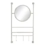 Wall mirror White Crystal 42,5 x 12 x 72,5 cm by BigBuy Home, Wall-Mounted Mirrors - Ref: S8805071, Price: 50,87 €, Discount: %