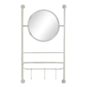 Wall mirror White Crystal 42,5 x 12 x 72,5 cm by BigBuy Home, Wall-Mounted Mirrors - Ref: S8805071, Price: 48,84 €, Discount: %