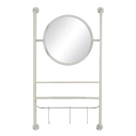 Miroir mural Blanc Verre 42,5 x 12 x 72,5 cm de BigBuy Home, Miroirs muraux - Réf : S8805071, Prix : 48,84 €, Remise : %