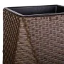 Planter Alexandra House Living Dark brown Iron Rattan Plastic 31 x 56 x 31 cm by Alexandra House Living, Cachepots - Ref: D16...