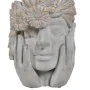 Planter Grey Cement Face 22 x 17 x 24 cm by BigBuy Garden, Cachepots - Ref: S8805082, Price: 22,58 €, Discount: %