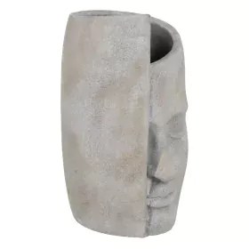 Vase Gris Ciment Visage 21 x 18 x 32,5 cm de BigBuy Home, Vases - Réf : S8805084, Prix : 25,31 €, Remise : %