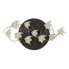 Wall Decoration White Black Iron Fish 119,4 x 7 x 59,7 cm by BigBuy Home, Wall Pediments - Ref: S8805086, Price: 90,25 €, Dis...