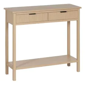 Console Naturel Bois de pin Bois MDF 90 x 30 x 81 cm de BigBuy Home, Tables - Réf : S8805098, Prix : 156,02 €, Remise : %