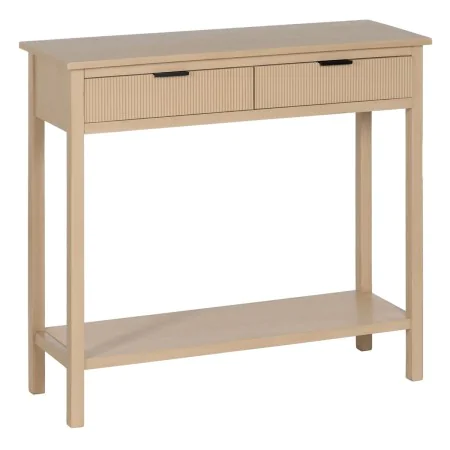 Console Naturel Bois de pin Bois MDF 90 x 30 x 81 cm de BigBuy Home, Tables - Réf : S8805098, Prix : 156,02 €, Remise : %