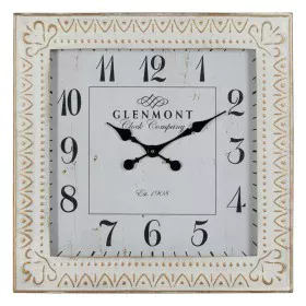 Horloge Murale Blanc Fer 60 x 60 x 6,5 cm de BigBuy Home, Pendules murales - Réf : S8805113, Prix : 63,42 €, Remise : %