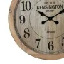 Wall Clock Natural Wood Crystal 60 x 60 x 6,5 cm by BigBuy Home, Wall Clocks - Ref: S8805117, Price: 58,41 €, Discount: %