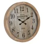 Wall Clock Natural Wood Crystal 60 x 60 x 6,5 cm by BigBuy Home, Wall Clocks - Ref: S8805117, Price: 58,41 €, Discount: %