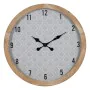 Reloj de Pared Blanco Natural Madera Cristal 60 x 60 x 6,5 cm de BigBuy Home, Relojes de pared - Ref: S8805118, Precio: 59,18...