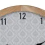 Reloj de Pared Blanco Natural Madera Cristal 60 x 60 x 6,5 cm de BigBuy Home, Relojes de pared - Ref: S8805118, Precio: 59,18...