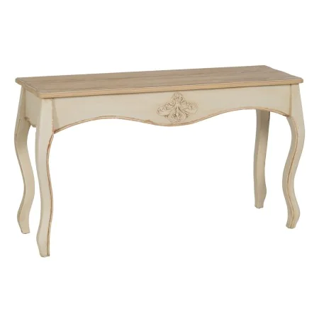 Console Cream Natural Fir wood MDF Wood 135 x 43 x 77 cm by BigBuy Home, Tables - Ref: S8805120, Price: 270,10 €, Discount: %