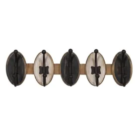 Wall mounted coat hanger Fir wood 61 x 12,5 x 17 cm by BigBuy Home, Wall Coat Racks - Ref: S8805127, Price: 26,37 €, Discount: %