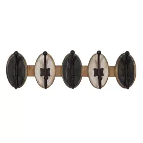 Wall mounted coat hanger Fir wood 61 x 12,5 x 17 cm by BigBuy Home, Wall Coat Racks - Ref: S8805127, Price: 26,37 €, Discount: %