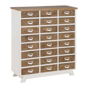 Chest of drawers White Beige Iron Fir wood 94 x 35 x 108 cm by BigBuy Home, Chest of Drawers - Ref: S8805128, Price: 339,55 €...